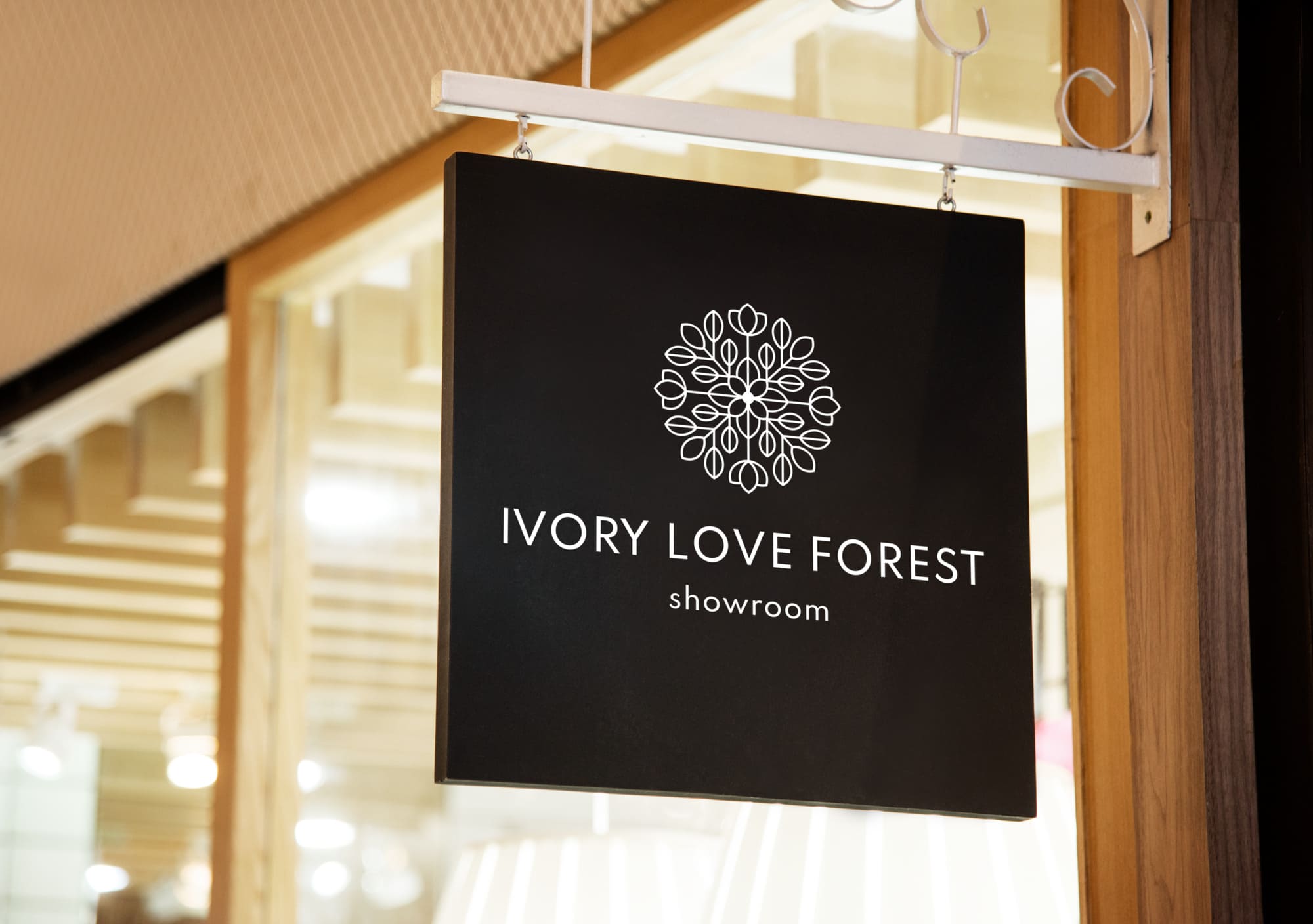 Ivory Love Forest wedding dresses showroom
